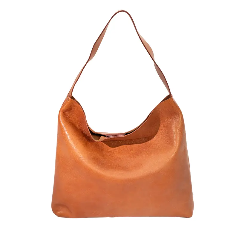 Шкіряна сумка Hobo Bag рослинного дублення